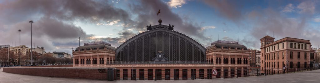 Station Atocha Madrid, panoramafoto